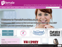 Tablet Screenshot of femalefranchise.co.uk